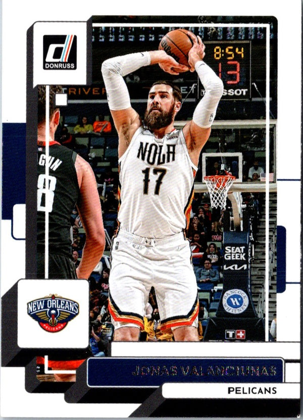 2022 Donruss Jonas Valanciunas #163