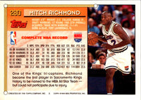 1993 Topps Mitch Richmond #280