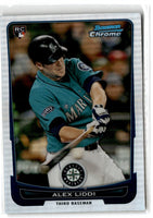 2012 Bowman Chrome Alex Liddi #6 Rookie Refractor