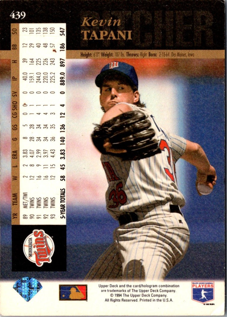 1994 Upper Deck Electric Diamond Kevin Tapani