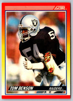 1990 Score Tom Benson #223 Rookie