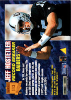 1995 Pinnacle Club Collection Jeff Hostetler #113