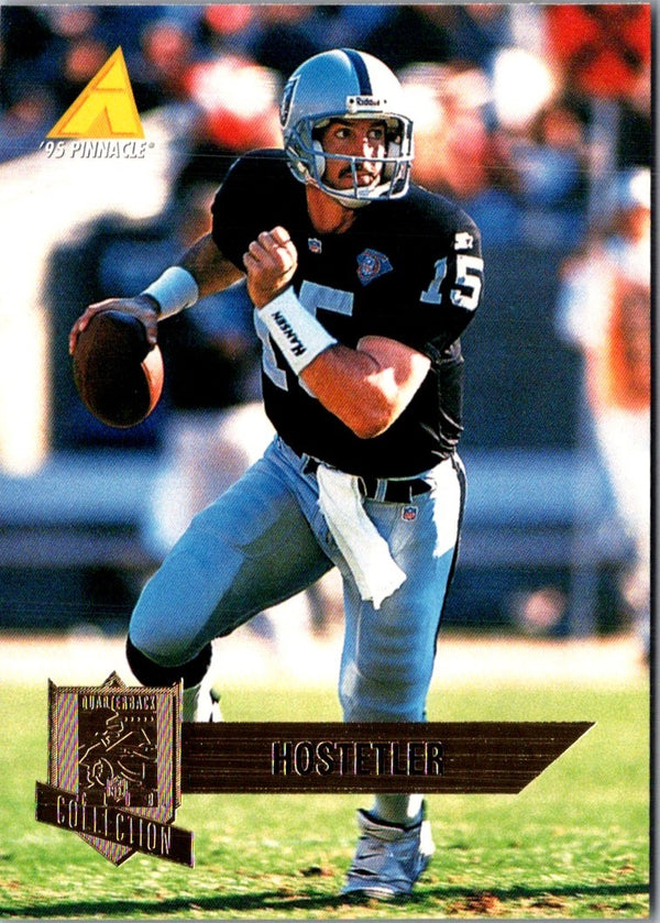 1995 Pinnacle Club Collection Jeff Hostetler #113