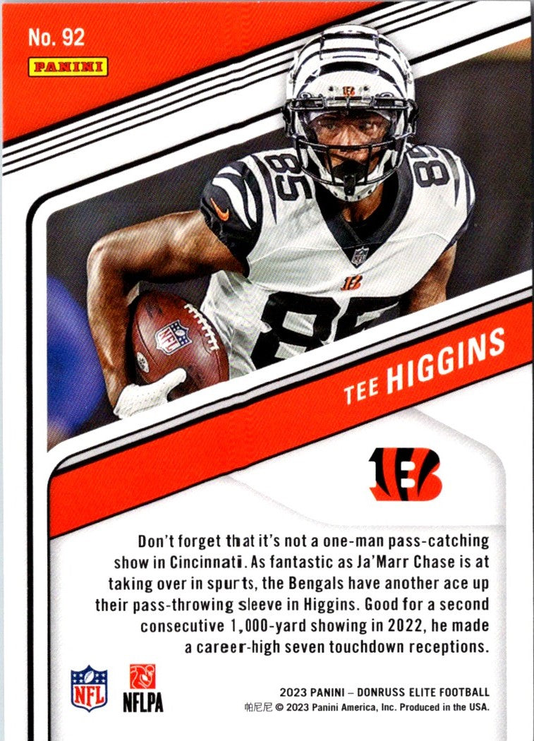 2023 Donruss Elite Tee Higgins