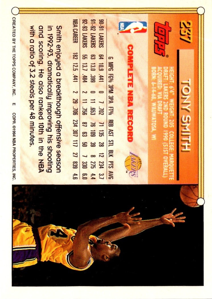 1993 Topps Tony Smith