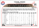 2022 Topps Yohel Pozo