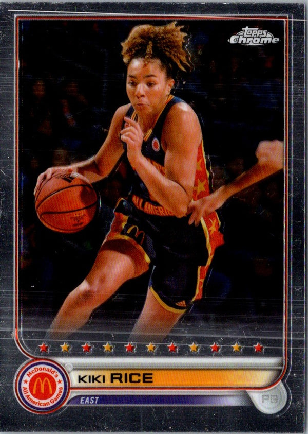 2022 Topps Chrome McDonald's All American Kiki Rice #34