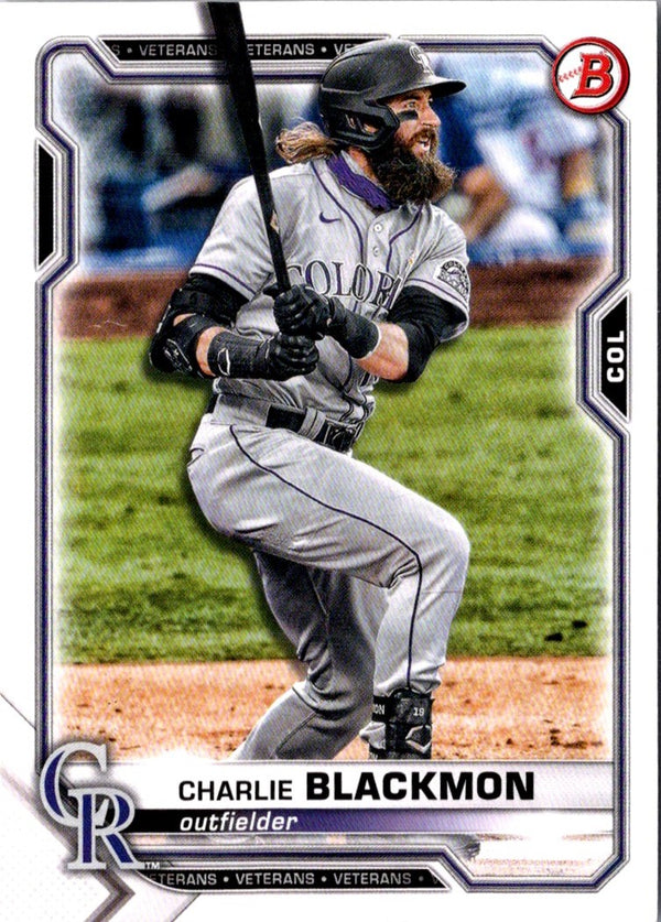 2020 Topps Finest Flashbacks Charlie Blackmon #6