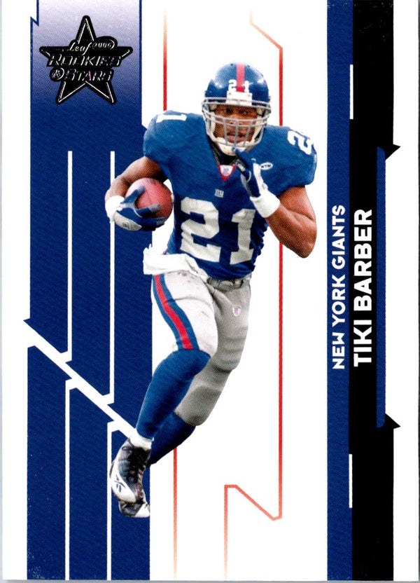 2006 Leaf Rookies & Stars Tiki Barber #71