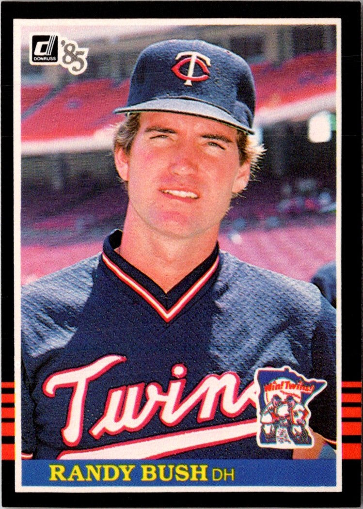 1985 Donruss Randy Bush
