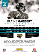 2012 Panini Absolute Blaine Gabbert