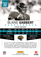 2012 Panini Absolute Blaine Gabbert #22