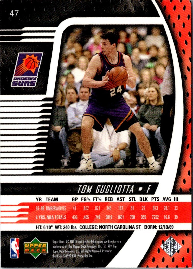 1998 Upper Deck Ionix Tom Gugliotta