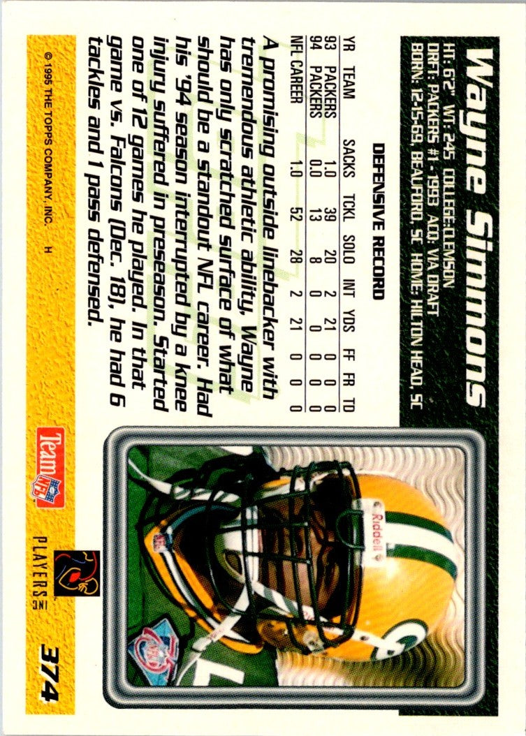 1995 Topps Wayne Simmons