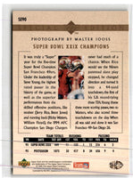 1995 Upper Deck Special Edition Steve Young/Jerry Rice #SE90