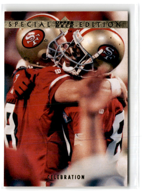 1995 Upper Deck Special Edition Steve Young/Jerry Rice #SE90