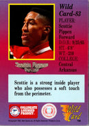 1991 Wild Card 1000 Stripe Scottie Pippen