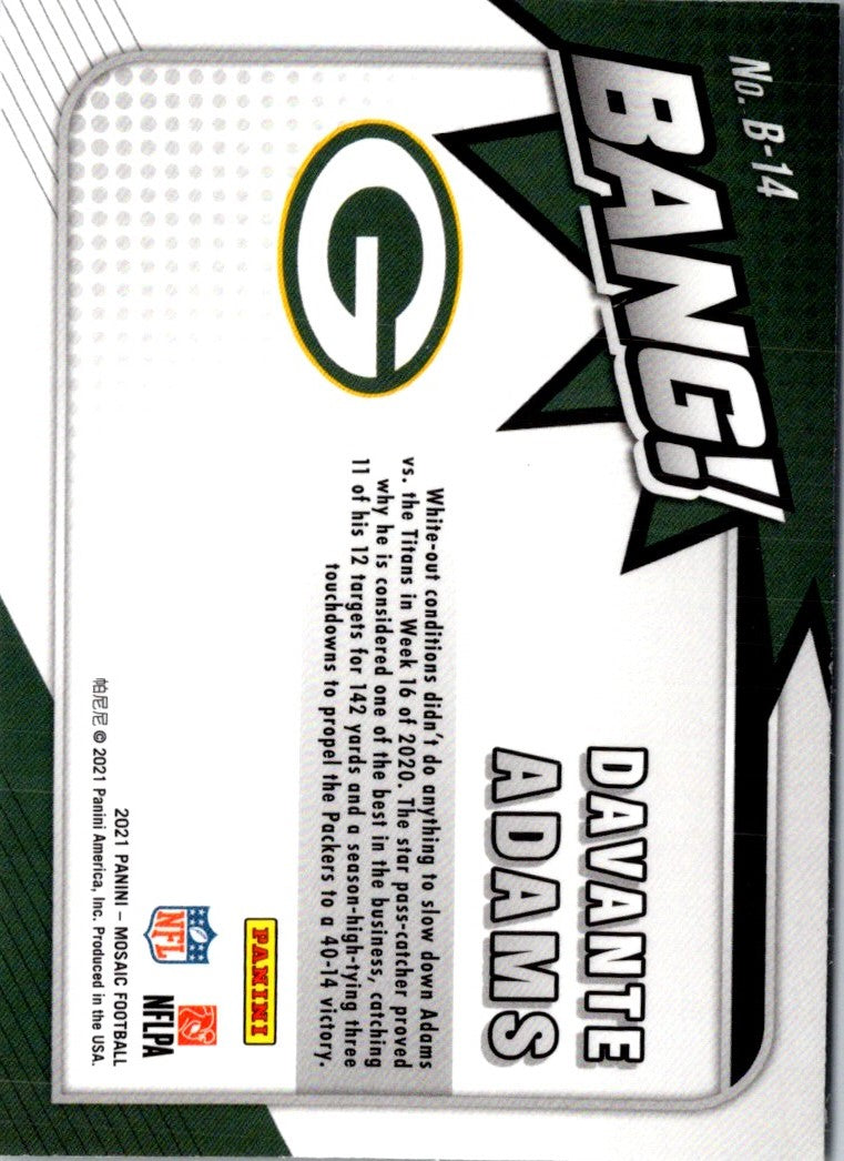 2021 Panini Prizm Brilliance Davante Adams