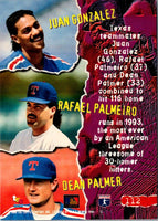 1994 Stadium Club Juan Gonzalez/Rafael Palmeiro/Dean Palmer #112