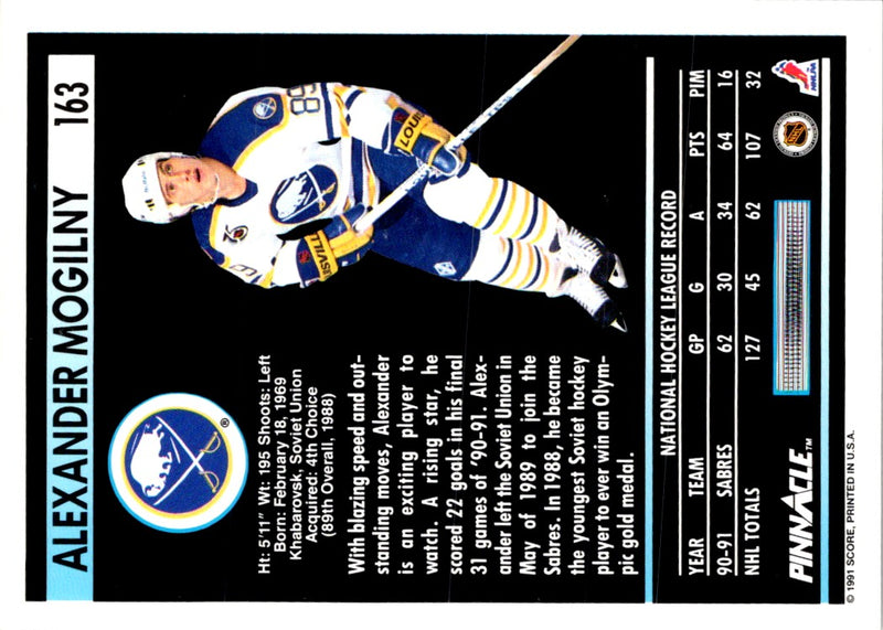 1991 Pinnacle Alexander Mogilny
