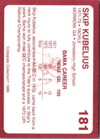 1989 Collegiate Collection North Finest Pete Coker #181