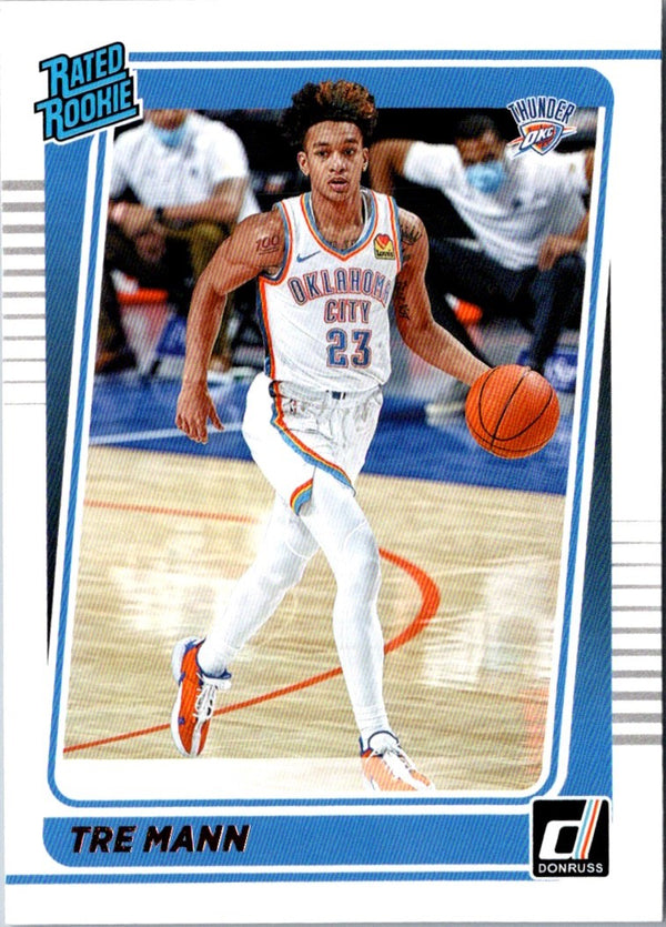 2021 Donruss Rated Rookies Tre Mann #218