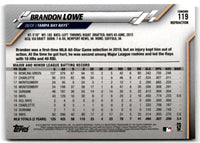 2020 Topps Chrome Brandon Lowe #119