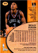 1999 Stadium Club Wesley Person