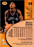 1999 Stadium Club Wesley Person #99
