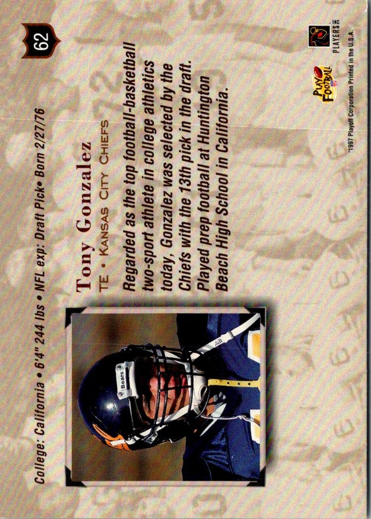 1997 Playoff Green Tony Gonzalez