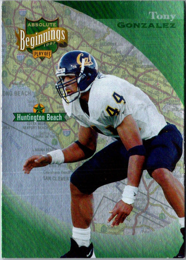 1997 Playoff Green Tony Gonzalez #9