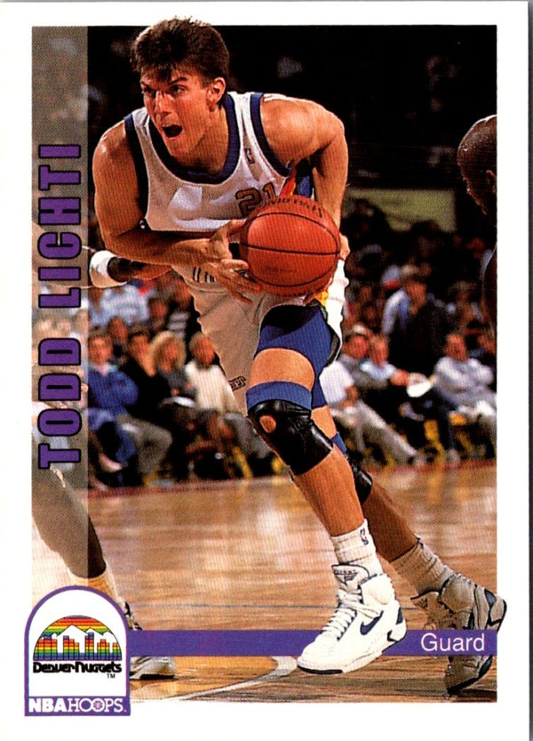 1992 Hoops Todd Lichti #58