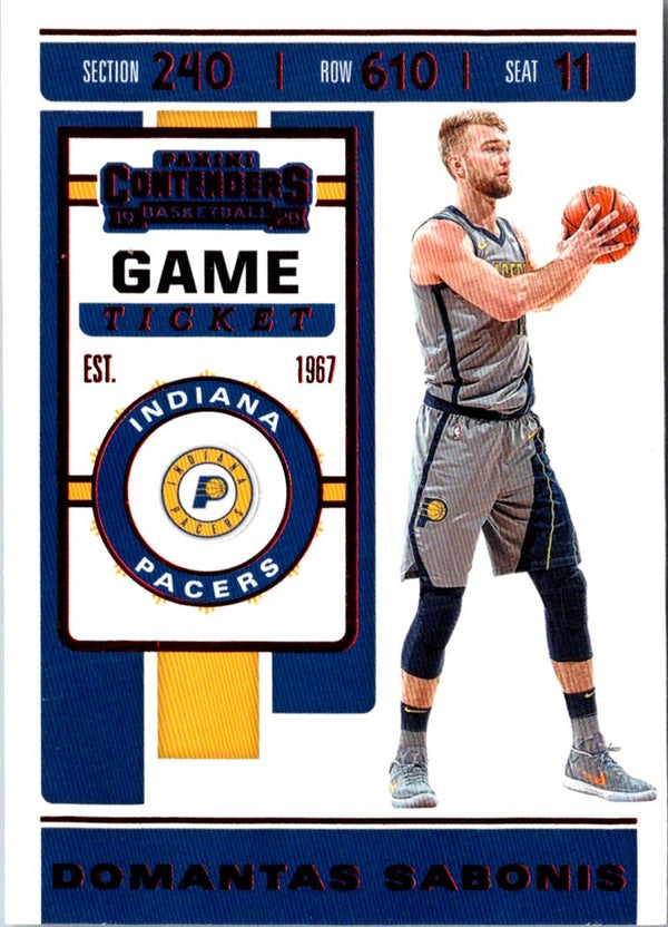 2019 Panini Domantas Sabonis #30