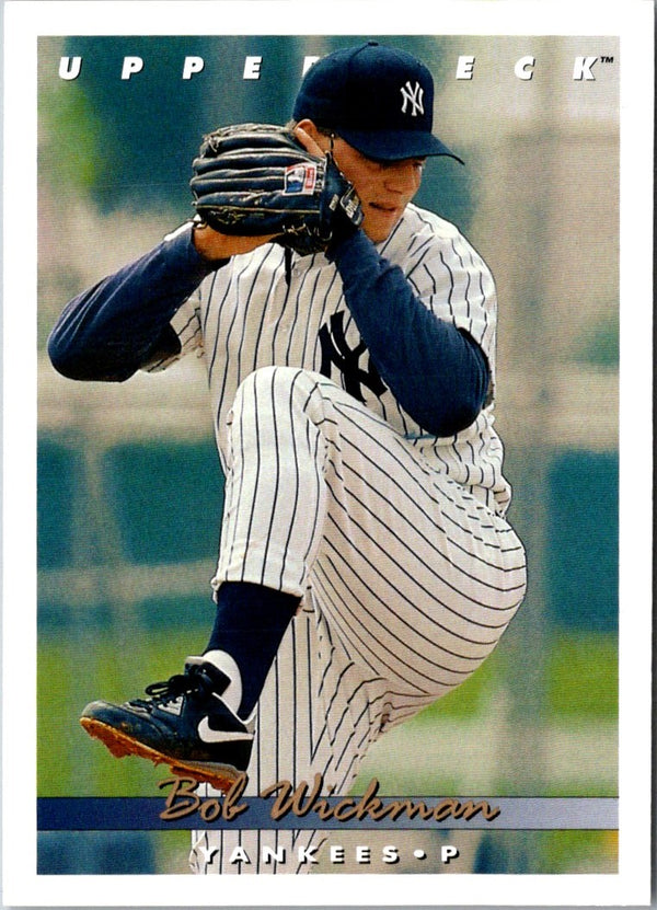 1993 Upper Deck Gold Hologram Bob Wickman #372