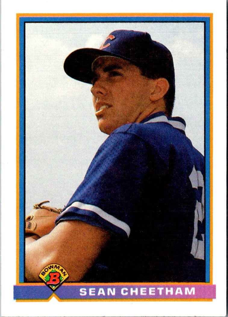 1991 Bowman Sean Cheetham