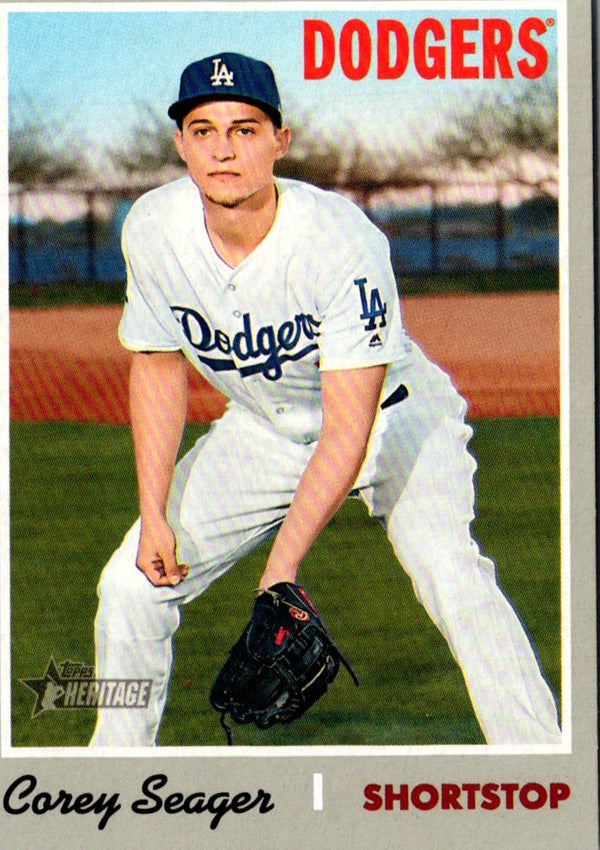 2019 Topps Heritage Corey Seager #341