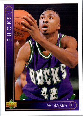 1993 Upper Deck Vin Baker #330 Rookie