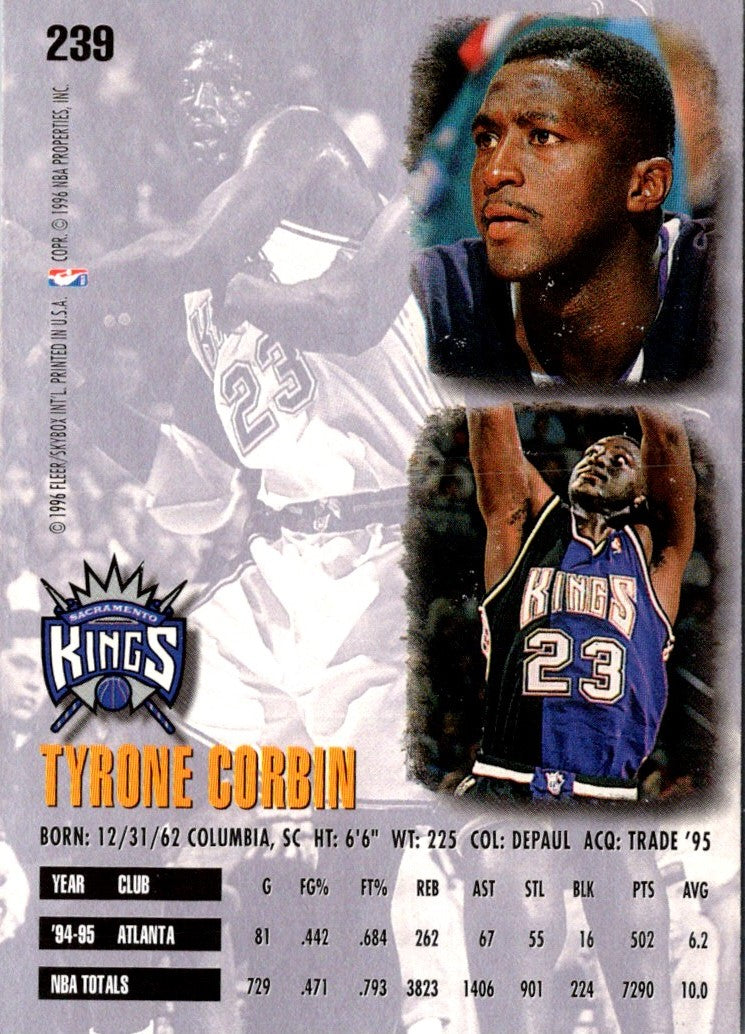 1995 Ultra Tyrone Corbin