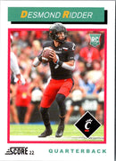 2022 Score 1992 Throwback Rookie Pink Desmond Ridder