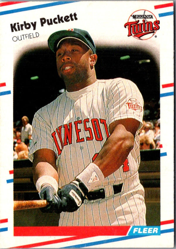 1988 Fleer Glossy Kirby Puckett #19