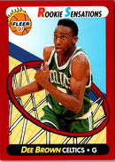 1991 Fleer Rookie Sensations Dee Brown