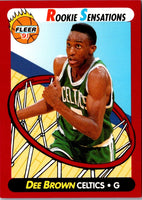 1991 Fleer Rookie Sensations Dee Brown #10