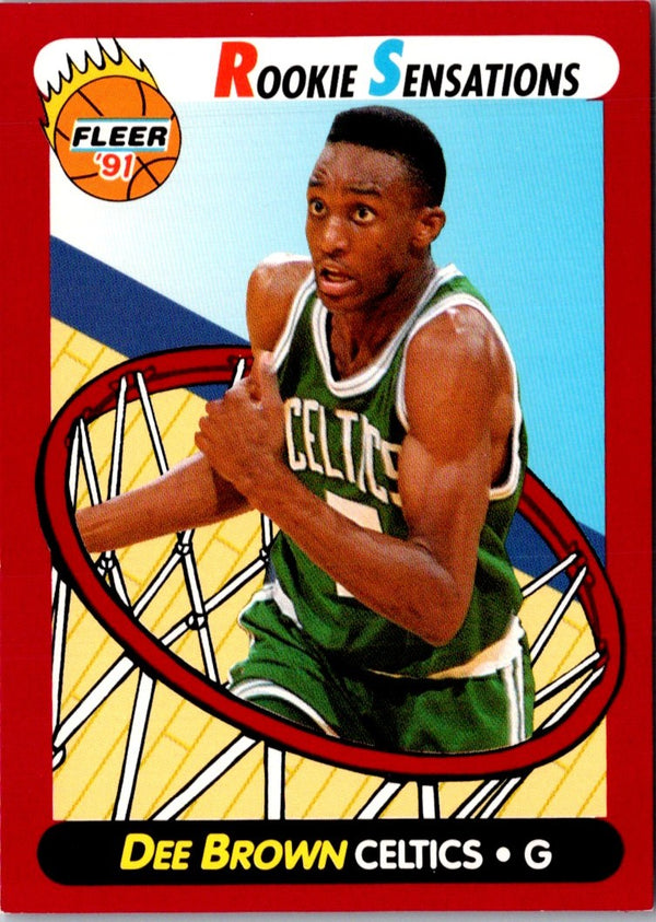 1991 Fleer Rookie Sensations Dee Brown #10