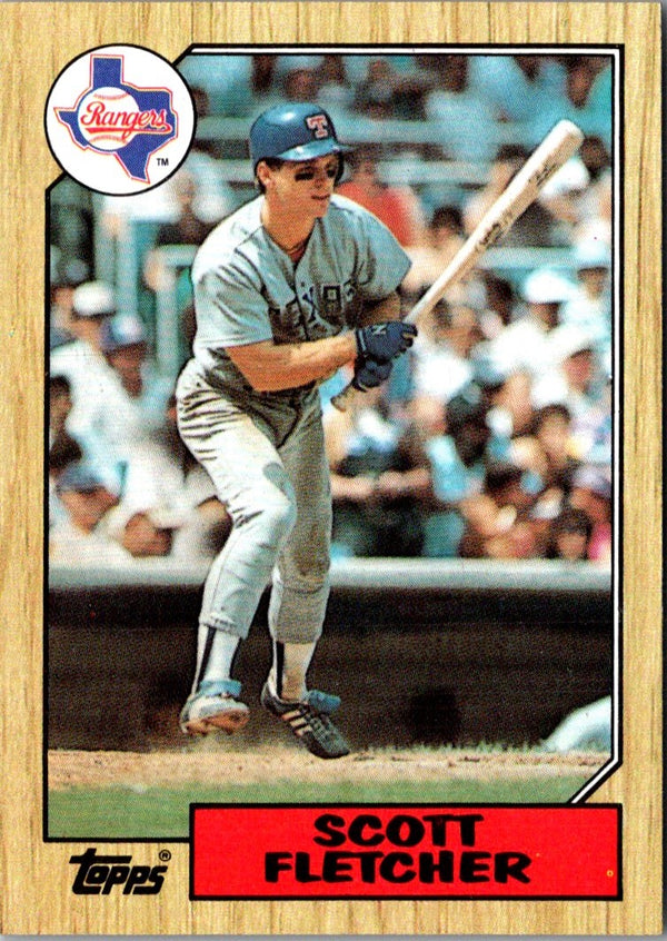 1987 Topps Scott Fletcher #462