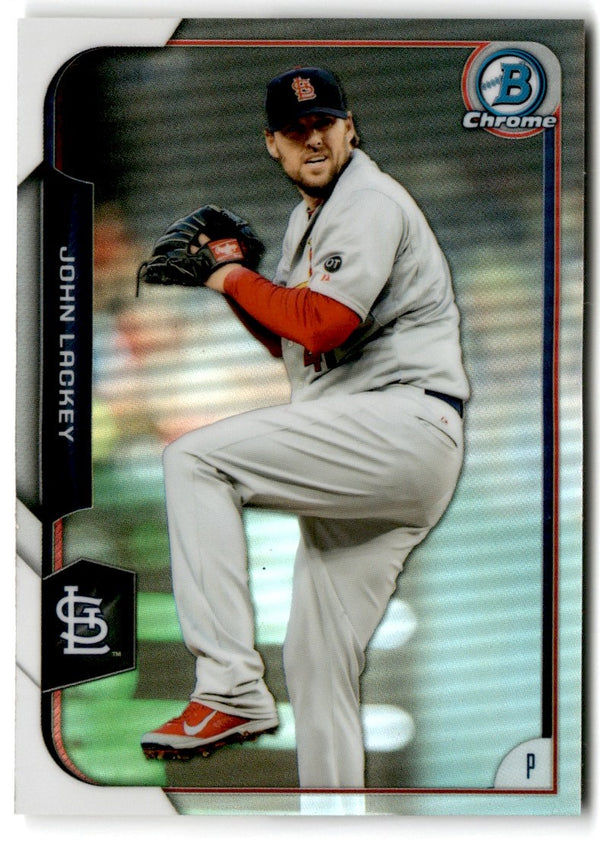 2015 Bowman Chrome Refractors John Lackey #44 /499