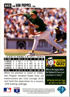 1996 Collector's Choice Todd Van Poppel #643