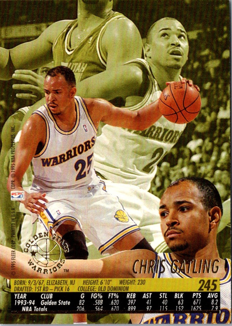 1995 Fleer Chris Gatling