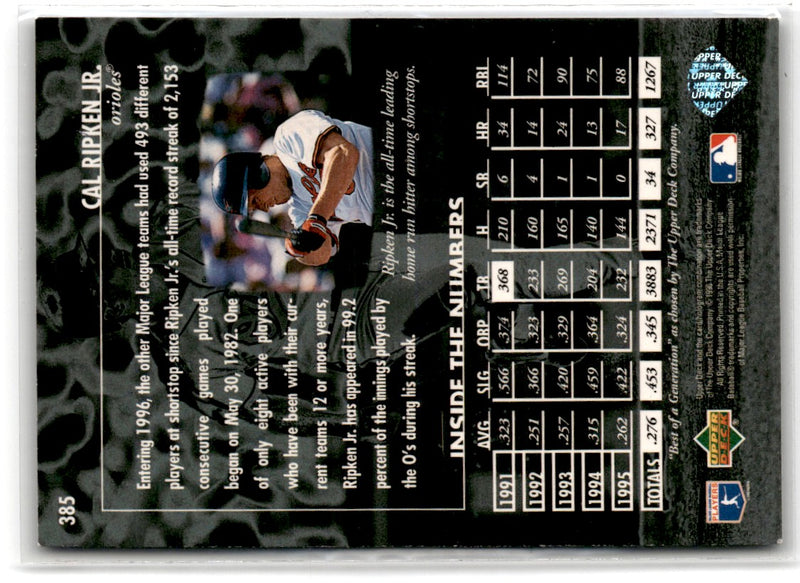 1996 Upper Deck Cal Ripken Jr.