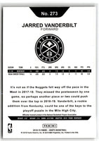 2018 Hoops Jarred Vanderbilt #273 Rookie