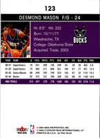 2004 Ultra Desmond Mason #123